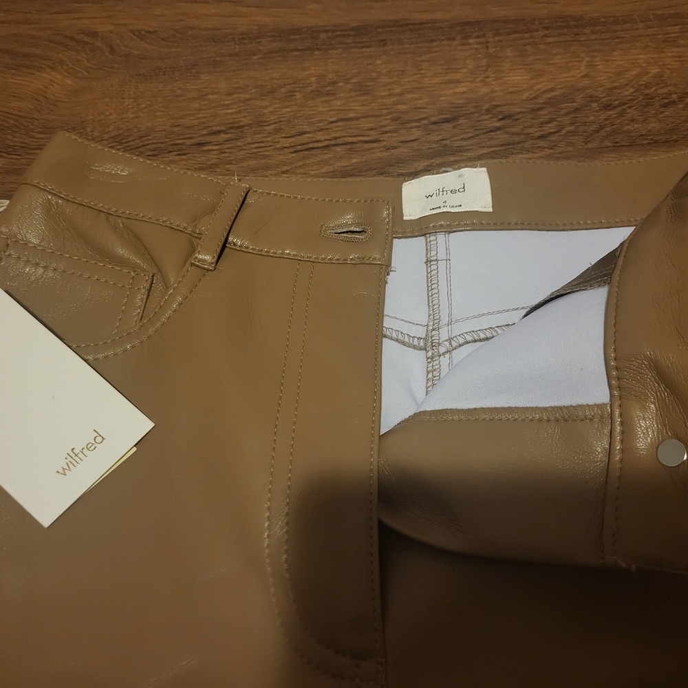 Wilfred Tan Boot Cut Pants